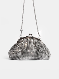 “Kiara: Le Sac à Main de Soirée en Cristal de Diamant Brillant, Un Retour Éblouissant au Style Vintage des Années 1920”