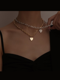 “Sublimez votre Style avec le Collier Chaîne de Cou en Acier Inoxydable 316L Plaqué Or – Hebe : Un Bijou au Cœur de la Tendance”