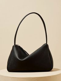 “Emilia: Découvrez le Charme Intemporel du Sac Bandoulière Femme Sac Baguette en Cuir Italien Blanc/Noir/Gris”