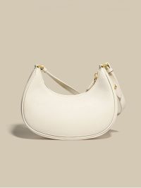 “Découvrez le Sac Bandoulière Sac à Main Sac Baguette Femme en Cuir Italien Noir/Blanc/Rose- Ivy: L’Accessoire de Mode Indispensable”