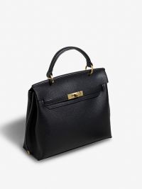 “Découvrez le Sac à Main Femme en Cuir Véritable Sac Bandoulière Noir/Grise-Selena : L’Accessoire de Mode Incontournable”