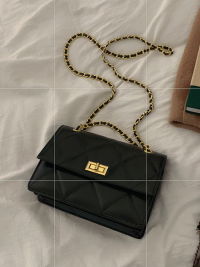 “Découvrez le Charme du Petit Sac Bandoulière Femme Sac Messager Sac de Tendance Noir – Valérie: Un Accessoire Indispensable pour la Mode”
