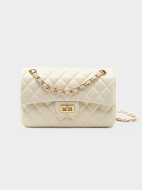 “Séduction en Noir : Découvrez le Sac à Épaule en Cuir Matelassé Élégant – Leather Bag 003”