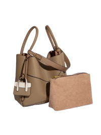 “Skyler: Le Sac Seau en Cuir Végan avec Porte-Monnaie Supplémentaire – Un Accessoire de Mode Éthique et Tendance”